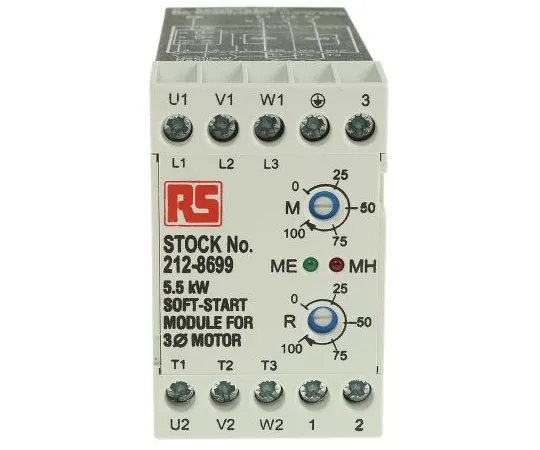 63-7426-60　RS PRO 12 A软起动器，5.5 kW, 380→460 V ac　212-8699