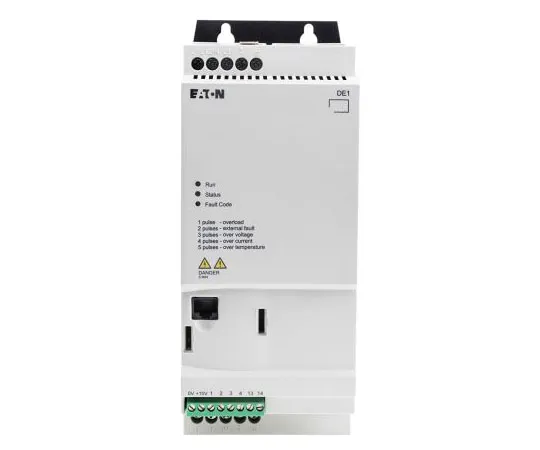 63-7388-81　伊顿变速启动器，3相输入，60Hz输出5.5 kW,带EMC滤波器的480 V交流电，11.3 A DE11,IP20　180668 & DE11-34011FN-N20N