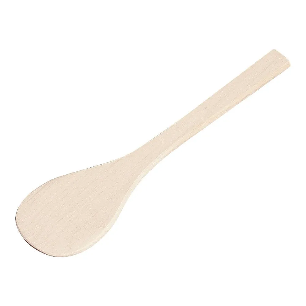 62-6383-08　Wooden round spatel (beech) 45 cm