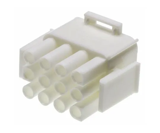63-7365-75　TE连通性通用MATE-N-LOK男性连接器外壳，6.35毫米间距，12路，3列　350735-1