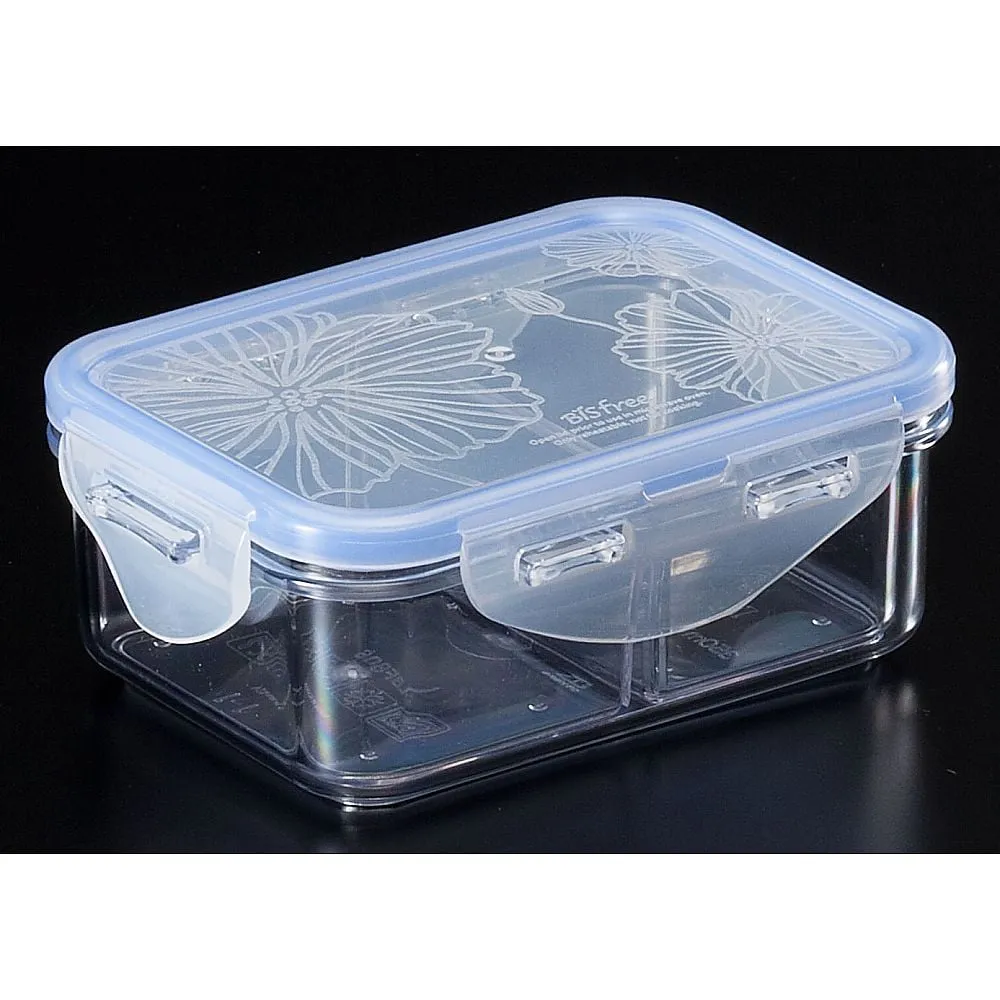 62-6389-79　L&L Bis-free Container Partitioned 2 Partitions　LBF806C