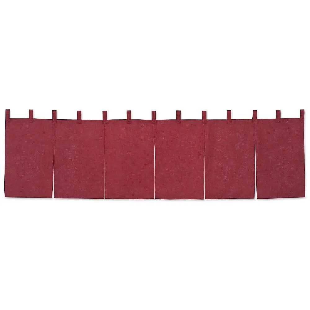 62-6319-08　Counter Noren Cotton Plain Bordeaux　001-10