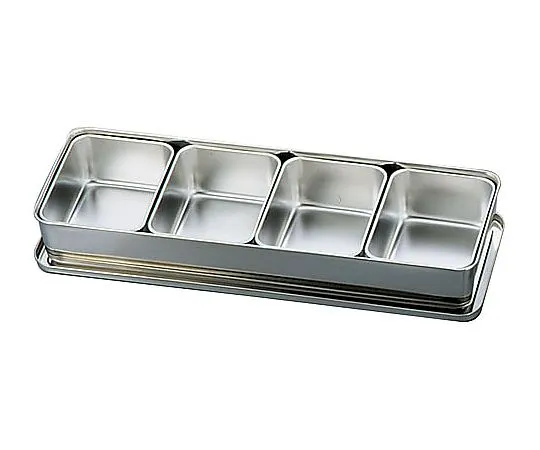 62-6387-60　Murano Stainless Steel Press with Yakumi 4 Pieces, Long