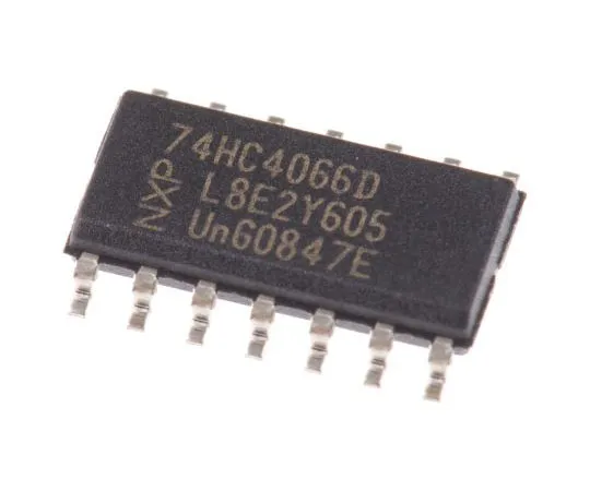 63-7390-92　74HC4066D, 652 Nexperia,模拟开关四路SPST,5V,14引脚SOIC　74HC4066D,652