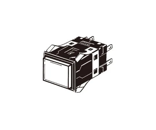 62-4834-01　照明按钮开关 (LED) (方形) (矩形) A3S　A3SJ-90C1-05EG