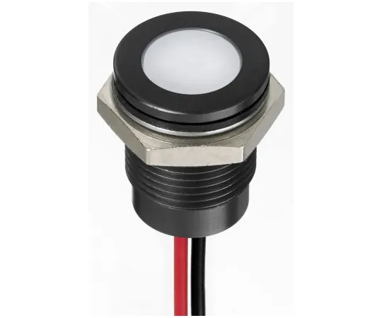 63-7021-42　RS PRO白色指示器，1.8→3.3 V直流，14mm安装孔尺寸，导线终止，IP67　130-2291