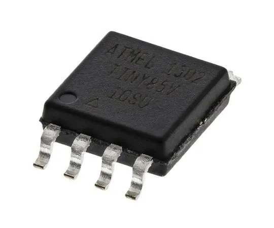 63-7029-41　MicrochipATTINY85V-10SU,8位AVR微控制器，10MHz,8kB闪存，8PinEIAJ SOIC　ATTINY85V-10SU