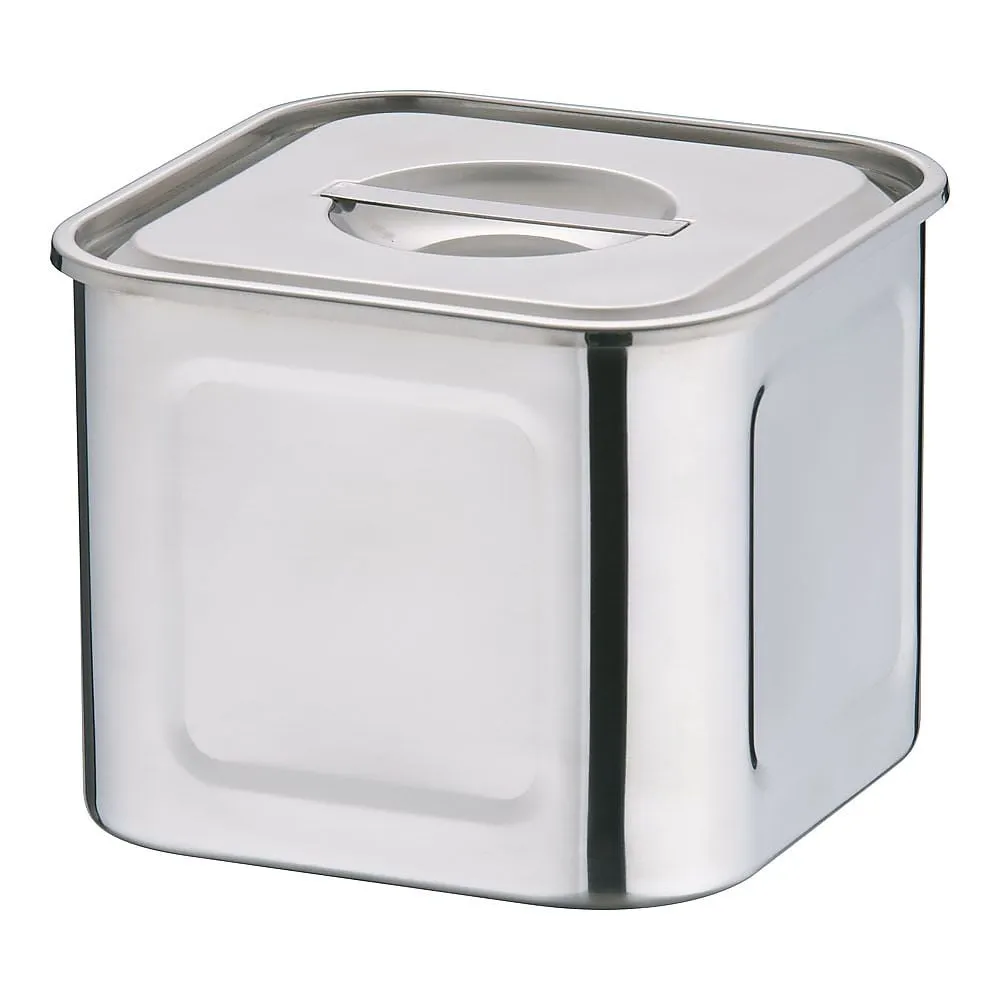 62-6386-56　Deep Shallow Square Kitchen Pot 18 cm