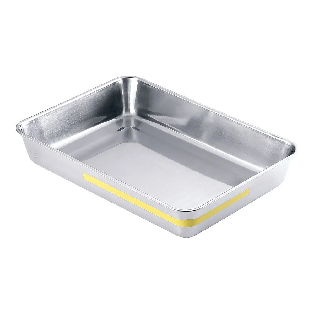 62-6369-63　TKG Stainless Steel Color Line Square Butt 6-Pack Yellow (1 Pack)