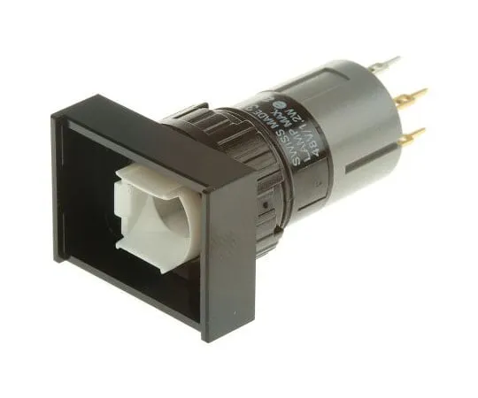 63-7447-83　EAO单杆双抛 (SPDT) 瞬间推动按钮开关，IP40, 16 (Dia。) mm, PCB　31-423.036