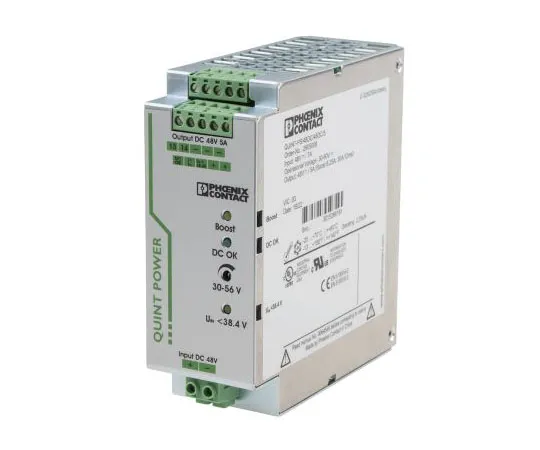 63-7390-42　Phoenix Contact QUINTPS/48DC/48DC/520WIsolatedDC-DCConverter DIN导轨安装，电压在30→60 V直流，　2905008