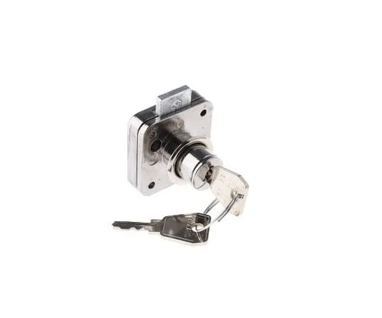 63-7454-09　EuroLocks a Lowe&Fletcher group Company Panel to Tongue Depth 22mm Chrome Plated Sliding Door Lock, Key to unlock　5665532