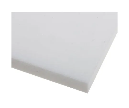 63-7418-12　不透明氟塑料聚四氟乙烯薄板，300mm x 300mm x 15mm　197-0095