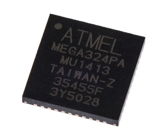 63-7021-78　微芯片技术ATMEGA324PA-MU,8位AVR微控制器，20MHz, 32 kB闪存，44-PinVQFN　ATMEGA324PA-MU