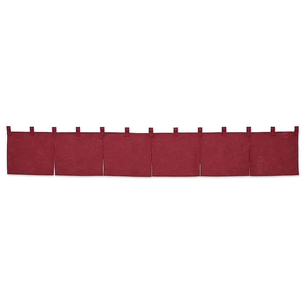 62-6319-01　Counter Noren Cotton Plain Bordeaux　001-09