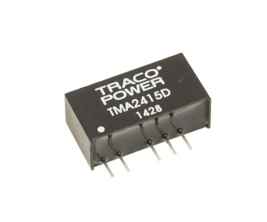 63-7413-69　TRACOPOWER TMA 1W隔离直流-直流转换器通过孔，电压在21.6→26.4 V直流，电压输出±15V直流　TMA 2415D