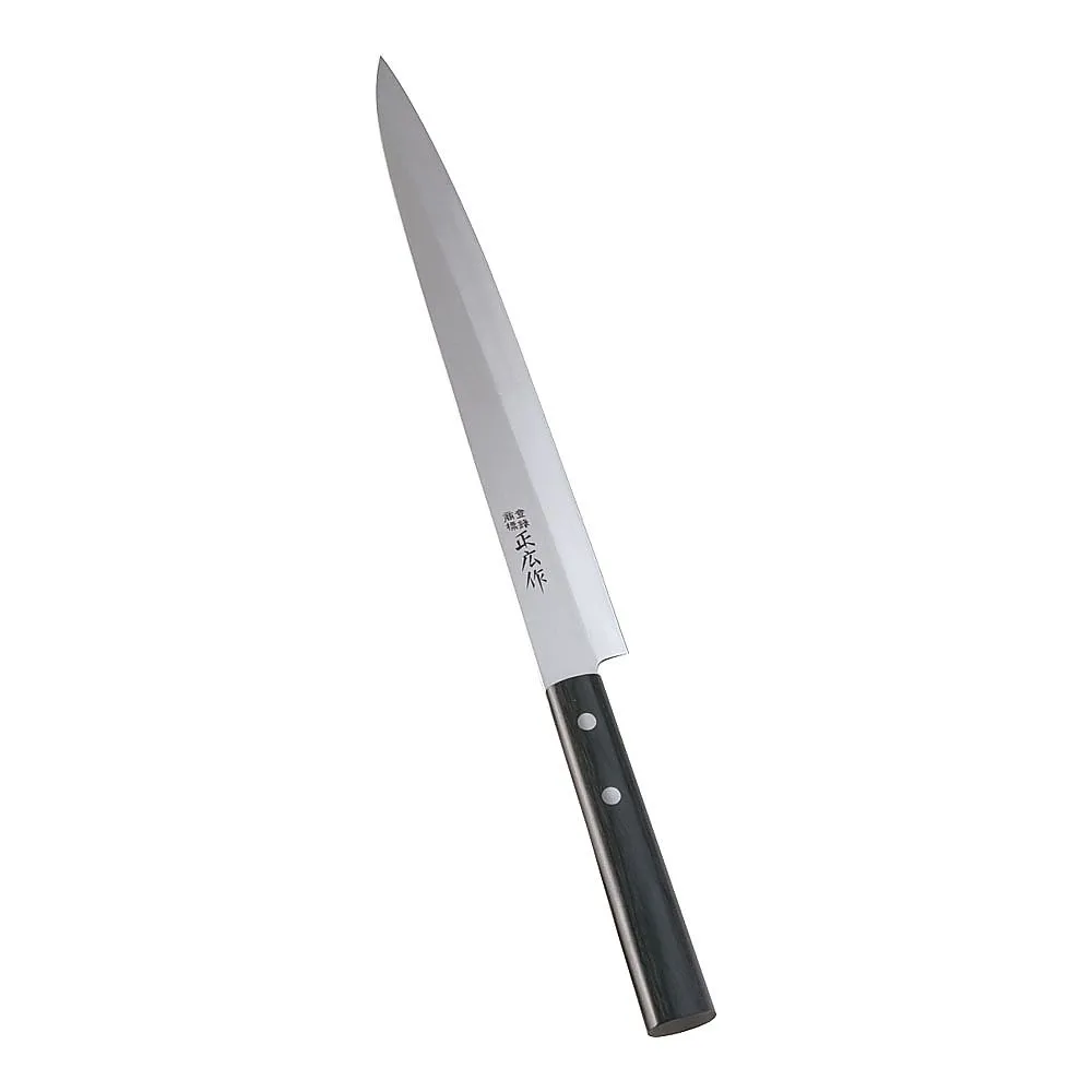 62-6409-73　Masahiro Stainless Steel Wagyocho Yanagi Blade (Single-Flute) 27 cm　10614