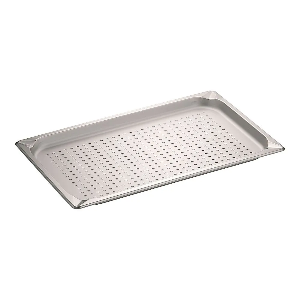 62-6360-64　KINGO Stainless Steel Hole Hotel Pan 1/1 x 25　11025PS