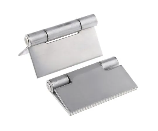 63-7460-89　带铆钉的生不锈钢方形铰链，60mm x 60mm x 2mm　52-1-3695
