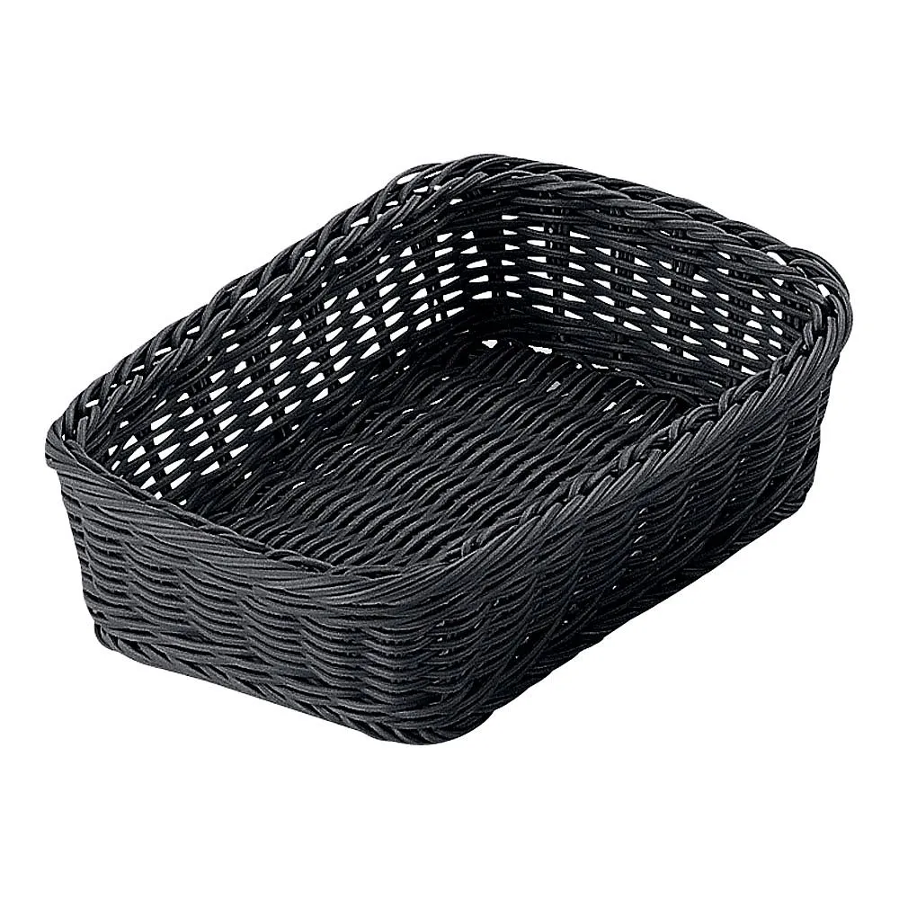 62-6403-26　PP Square Basket Black 21 Type　RE-332-BK
