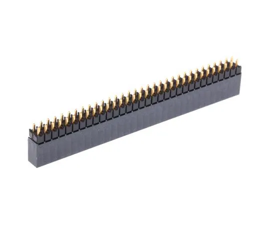 63-7450-64　Samtec ESQ系列2.54毫米间距64道2线直PCB插座，通孔，焊点终止　ESQ13212GD