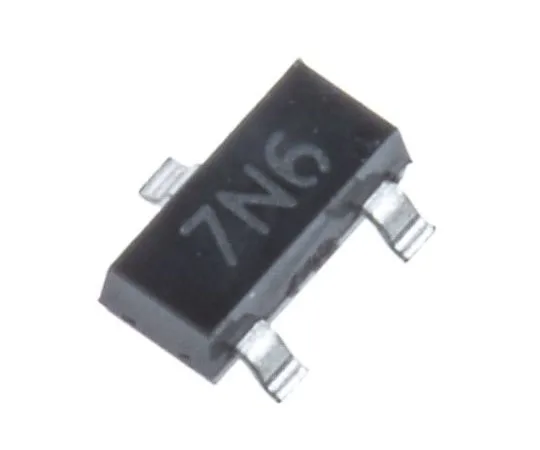 63-7348-45　ZXMN6A07FTAN沟道MOSFET, 1.2 A, 60 V, 3针SOT-23二极管有限公司　ZXMN6A07FTA