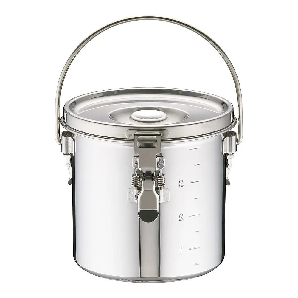 62-6380-67　KO 19-0 Electromagnetic Cooker Compatible Stacking Food Can 18 cm