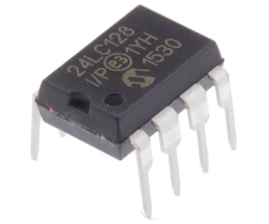 63-7359-07　Microchip24LC128-I/P, 128kbit串行EEPROM内存，900ns 8针PDIPI2C　24LC128-I/P
