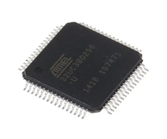 63-7013-77　MicrochipAT32UC3B0256-A2UT, 32位AVR32微控制器，60MHz, 256 kB闪存，64-PinTQFP　AT32UC3B0256-A2UT