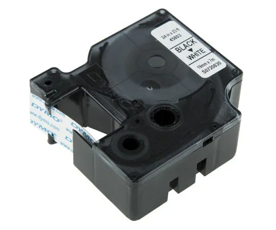 63-7432-19　Dymo Black on White Label Printer Tape,宽19 mm,长7 m　S0720830
