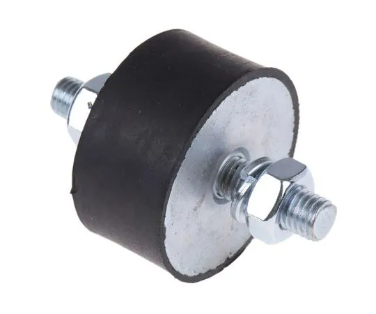 63-7440-60　FIBET5025VV25-6075mm冲击M10 50mm直径367.5kg压缩载荷5mm,公对公天然橡胶　5025VV25-60