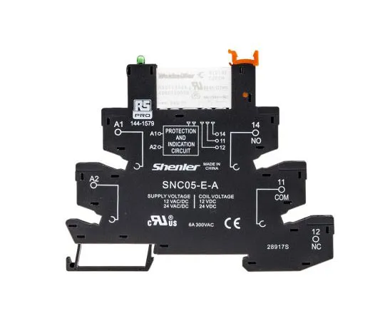 63-7371-88　RS PRO24Vac/dc DIN轨道接口继电器模块，SPDT　144-1579