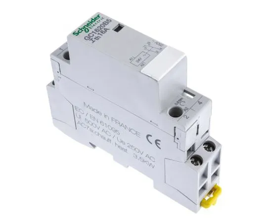 63-7444-56　施耐德电气2极接触器，16 A, 24 V交流线圈，Tesys GC, 2NO　GC1620B5