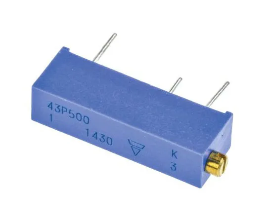 63-7349-77　50Ω通孔微调电位器0.5W侧调节Vishay43P系列　M43P500KB40