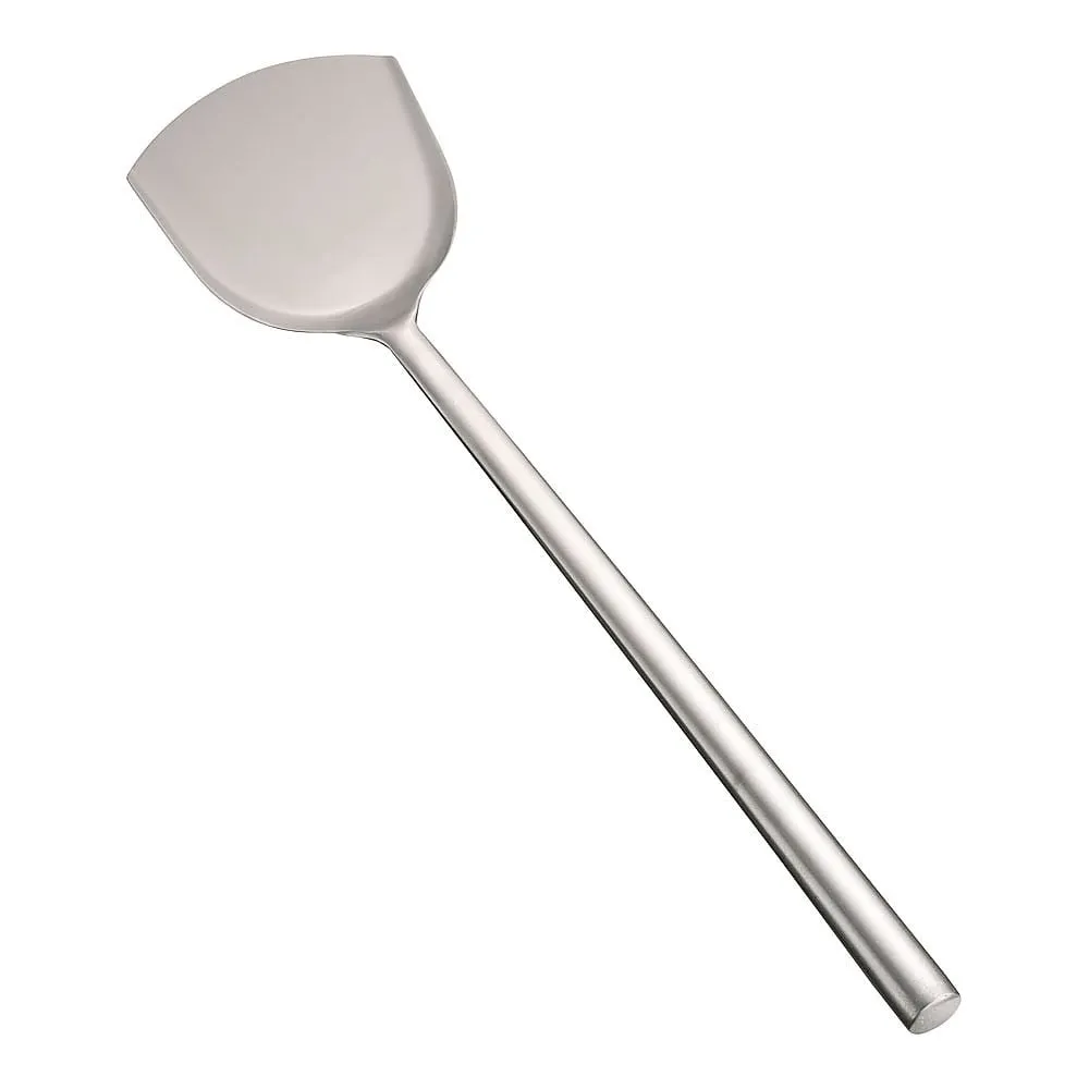 62-6445-23　Stainless Steel Pipe Pattern Dress Chinese Spatula Large