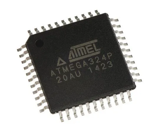 63-7021-74　微芯片，8位AVR微控制器，20MHz, 32 kB闪存，44针TQFP　ATMEGA324P-20AU