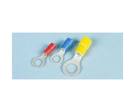 63-7334-35　JST FV系列绝缘压痕环端子，3mm螺柱尺寸，1mm2至2.6mm2线材尺寸，蓝色　FVWS2-S3.3
