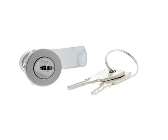 63-7454-12　Euro-Locksa Lowe&Fletcher group Company Panel to Tongue Depth 22.6mm Chrome Plated Camlock, Key to unlock　5600583