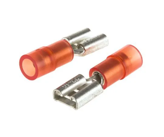 63-7459-99　RSPRO红色绝缘外壳，6.35×0.8mm,0.5mm2~1.5mm2,22AWG~16AWG,镀锡　267-4136