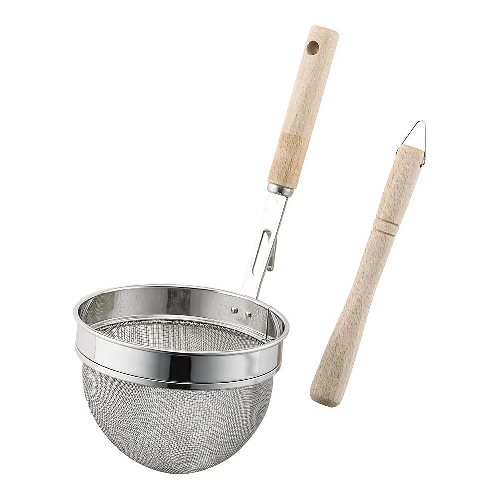 62-6452-71　Wooden Pattern All-Purpose Strainer Large
