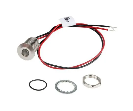 63-7371-31　RS PRO Blue EMC面板LED, 21.6→26.4 V直流，10mm安装孔尺寸，导线终止，IP67　139-3377
