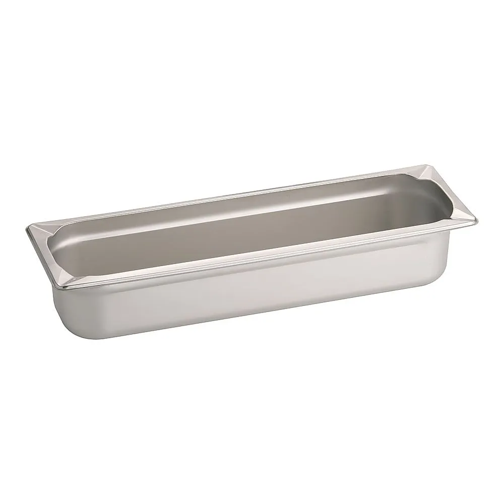 62-6360-30　KINGO Stainless Hotel Pan 2/4 x 100 mm　24100