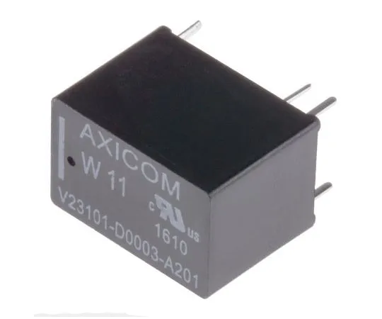 63-7451-59　TE Connectivity SPDTNon-LatchingRelay PCB Mount,5V直流线圈，1A　V23101D3A201