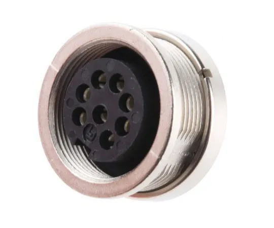63-7455-85　活页夹723系列微型壁挂式连接器，8个触点插座　09-0174-00-08