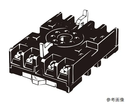 62-4722-03　通用插座 (圆型) P2CF (表面连接)　P2CF-08W