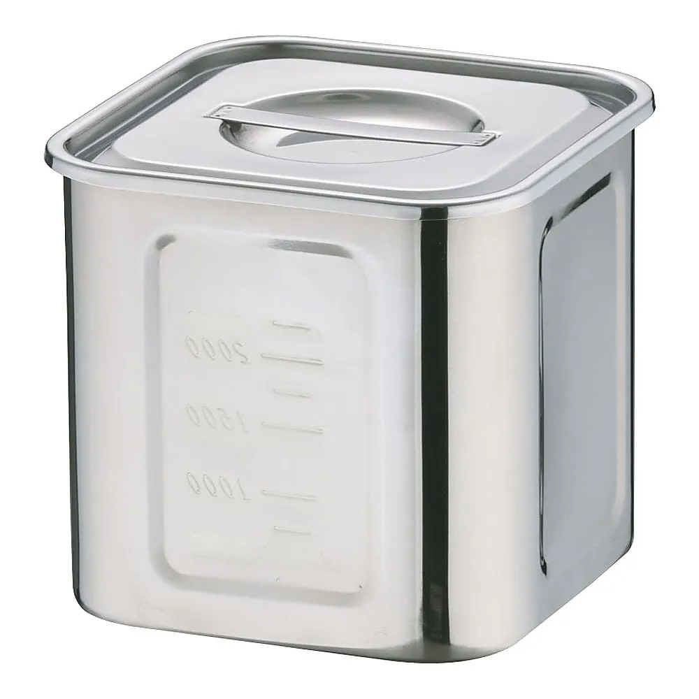 62-6386-38　Eco Clean UK Deep Square Kitchen Pot 15 cm　AEK1306