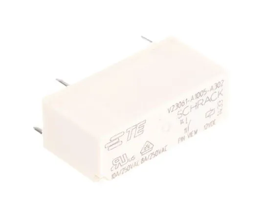 63-7451-92　TEConnectivitySPSTNon-LatchingRelay PCB Mount,12V直流线圈，8A　V23061A1005A302