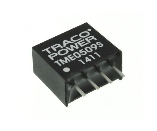 63-7429-02　TRACOPOWER TME 1W隔离直流-直流换流器通孔，电压在4.5→5.5 V直流，电压在9V直流　TME 0509S