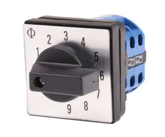 63-7485-88　Kraus&Naimer 10位置旋转开关，600 V,6A,旋转旋钮执行器　CAD11A550/GBA001EF