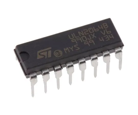 63-7362-01　意法半导体ULN2064B四端NPN Darlington对，1.75 A 50 V,16针PDIP　ULN2064B